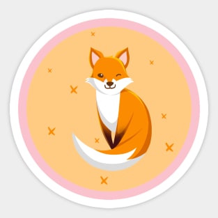 Cute Fox Sticker